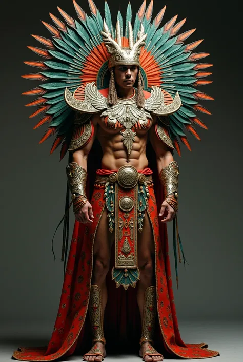 Aztec hummingbird costume design for men

