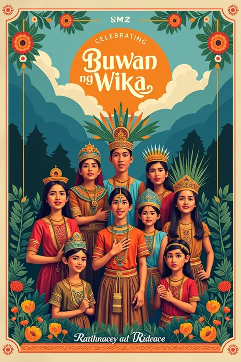 Make a poster for philippine buwan ng wika