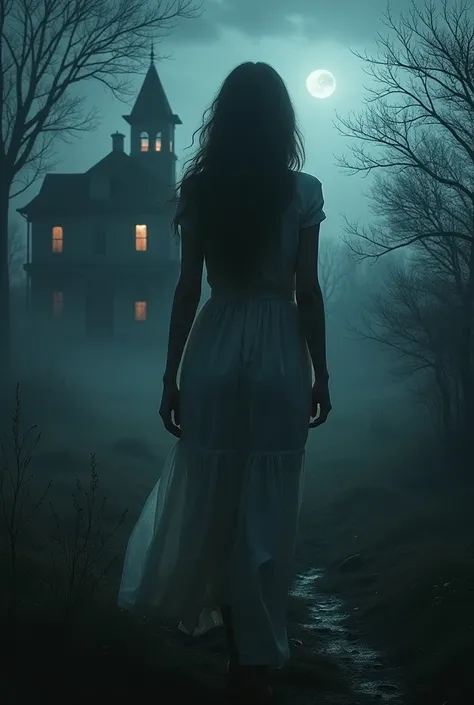  One stormy afternoon ,  a young woman named Lily , new in town ,   She was attracted by curiosity to the house .  I had heard the stories but didnt believe in ghosts.  Determined to prove that the rumors were false , decided to explore the house herself .