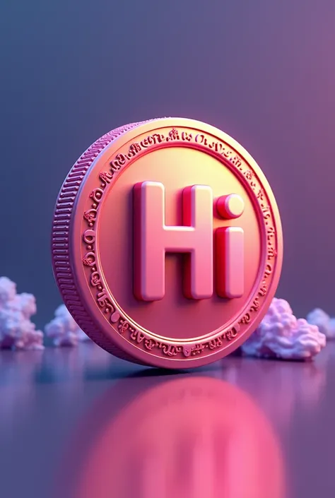 Generate a coin logo name hi