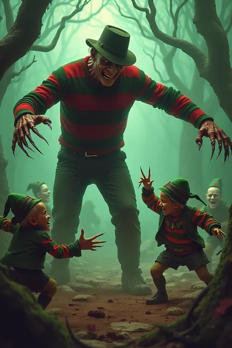 Freddy Kruger Killing Leprechauns 