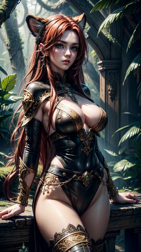 high details, best quality, 8k, [ultra detailed], masterpiece, best quality, (extremely detailed), dynamic angle, ultra wide shot, RAW, photorealistic, fantasy art, realistic art, a wide angle picture of a female human druid, knelling (1.5 intricate detail...