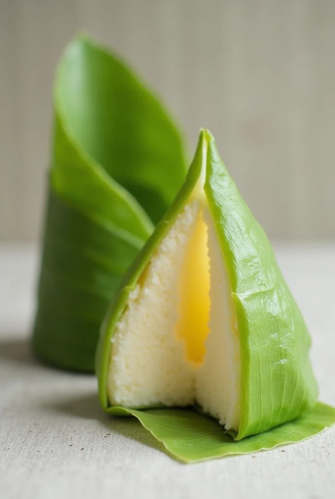 Barongko is covered by banana leaves 
triangle shaped . It is also made from banana without any seeds. It is mixed with sugar, eggs, milk, coconut milk, and butter. Barongko is cooked by steaming.

This is good but can you make the other one wrapped in ban...