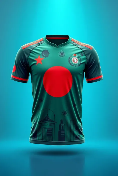 Design a jersey commemorating the Independence Day of Bangladesh on 16th December 