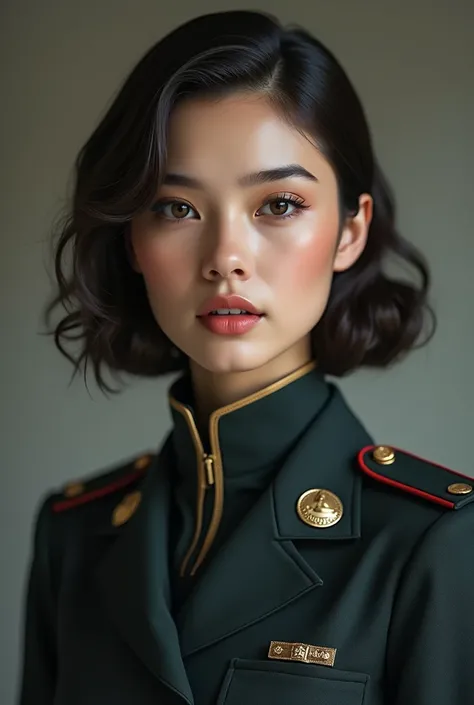 Beautiful girl in uniform