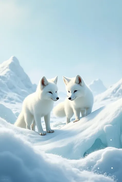 Arctic foxes