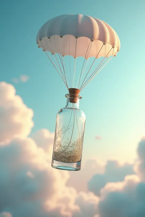 Parachute bottle