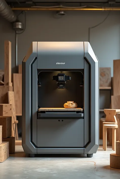  A 3D printer designed to transform recycled materials, tels que les plastiques,  composites and reclaimed wood , In modern furniture.
Fais une simulation sur lappareil 
