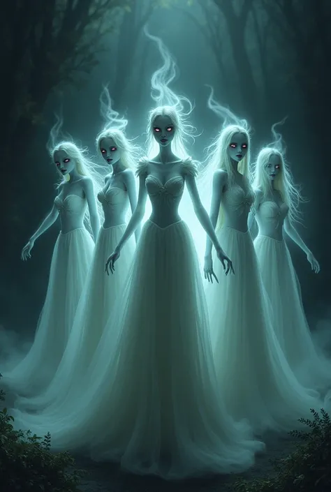 All Disney princess turn into the scariest Ghost group 
