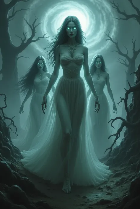 Disney princess are turned into the scariest ghost