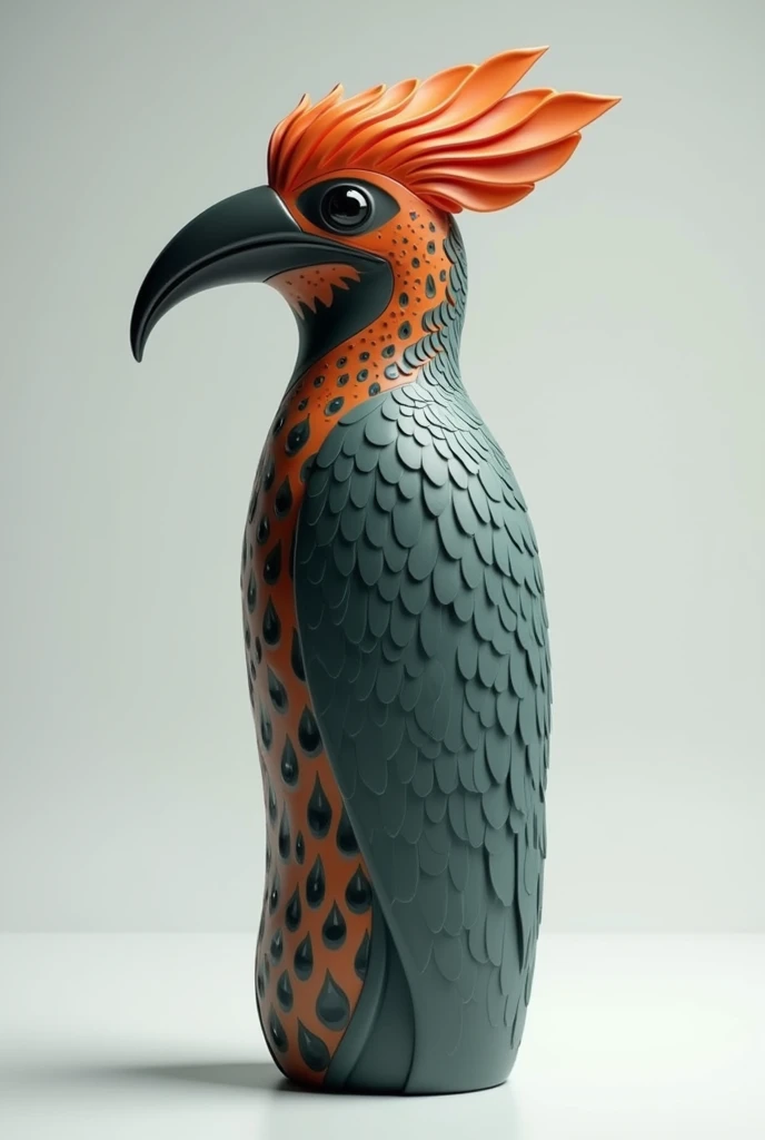 A BEAUTIFUL AND UNIQUE HORNBILL WATER BOTTLE