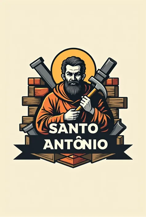 Logo for Santo Antônio construction material store 