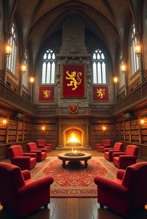 The Gryffindor communal hall, Try to place more items in the room 