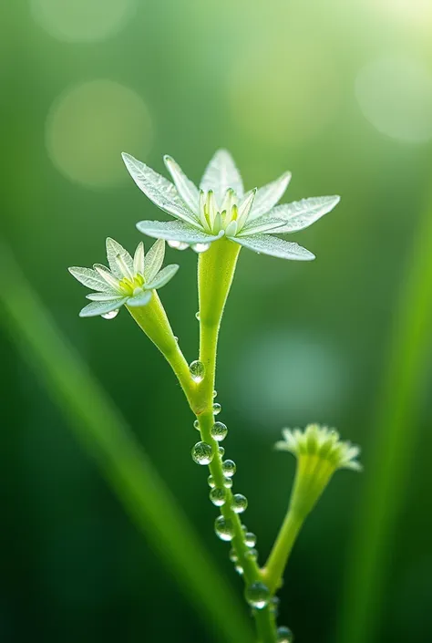 Fairy dew is a small herbaceous plant found on the top of Mount Senzan. It has a long time, Delicate and soft, Emerald green leaves and small dewdrops. The grass stem is light green，Exudes a fresh fragrance. exquisitely beautiful, Similar to gemstones, The...