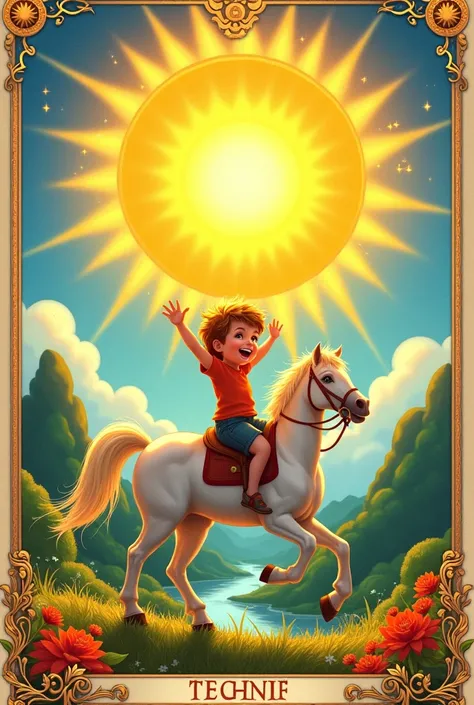 Tarot card of the Sun