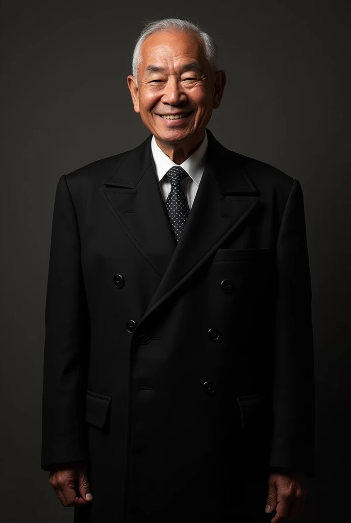 Professor Júlio César Muhammad Yunus black coat suit black suit