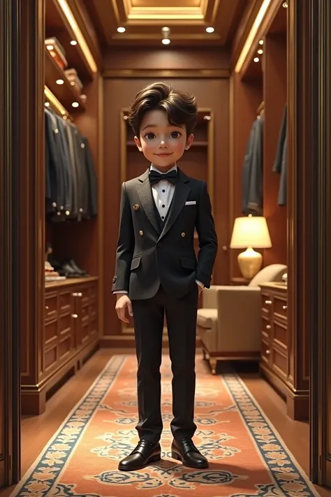 Boys suite with huge closet luxurious bilionari