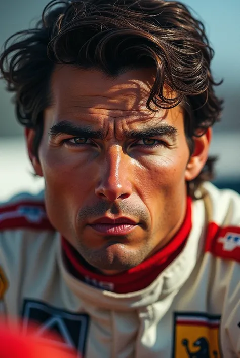 Tom Cruise as if he played Ayrton Senna