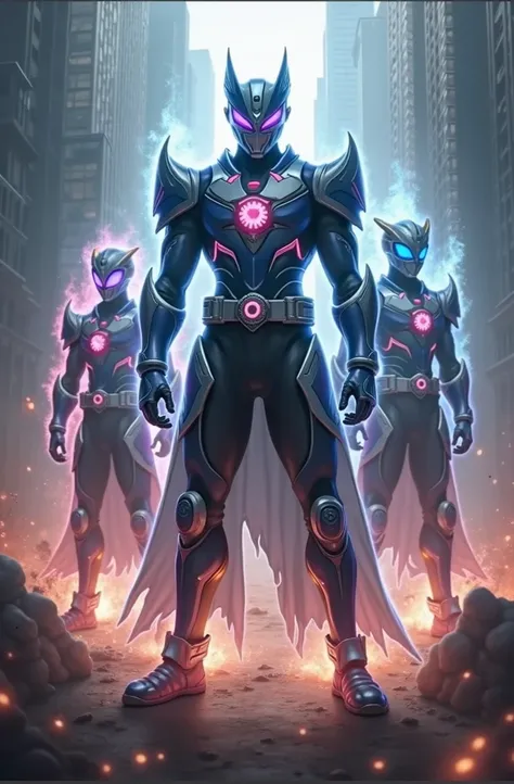 Ghost fusion Kamen rider and fusion again with power rangers 