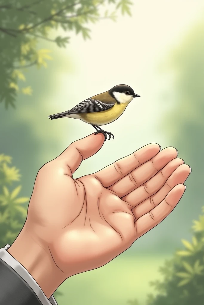 Bird Feeding Permit – Authorized to allow birds to rest and feed on your finger