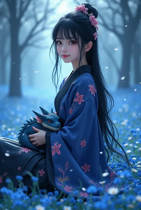 🎨Belousov-Zhabotinsky reaction 🎨

Sorry in advance for the long post ..

Base prompt beautiful woman wearing black kimono Blue long dress  With a magenta cherry blossom embroidery pattern all over her hanfu, she stands Facing the camera Facing the camera S...