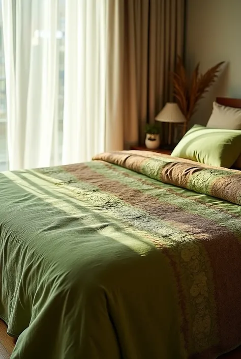 pistachio chocolate bedspread 