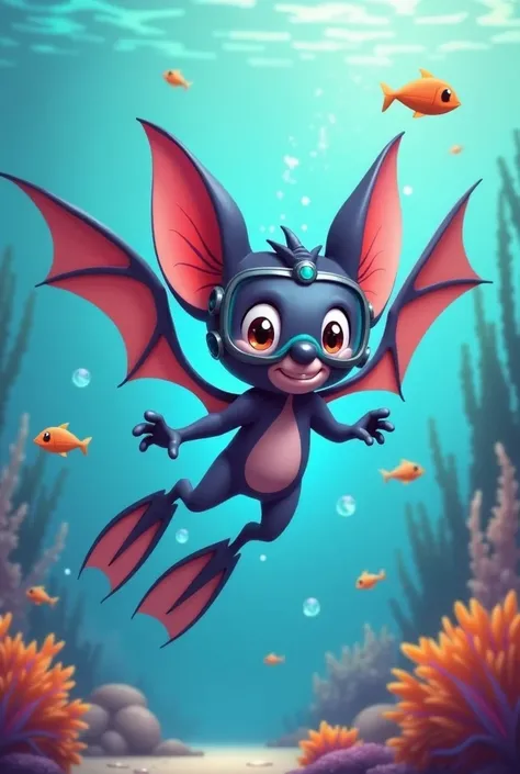  based on this image you can snorkel and make the ears smaller, And the bat wings are wider 