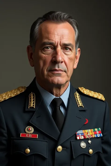 Rodrigo Chaves Robles president of Costa Rica wearing German military uniform
