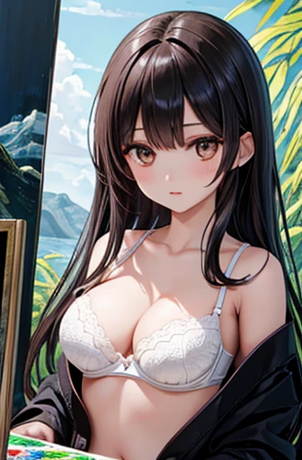 ((  best quality )),(超 high definition ),( super detailed),( detailed description ),(( best CG )),( Best Artwork ),Ultra-detailed art, Amazing Painting Art,( detailed painting:1.5),  portrait:1.6,Bust:1.4,(1 female:1.5),Beautiful and well-formed face:1.5、 ...