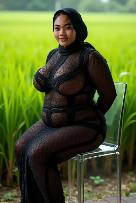 (SPREAD LEGS:666), BBW PLUMPERS STEPMOTHER, Tetek besar melayut, (Shiny Breasts:3.24), Skinny hijab skinny hijab skinny hijab skinny hijab, (photorealistic:1.6) Indonesian hijab skinny dry aunty wear bra and (mini tiny tights Hotpants),  Green background r...