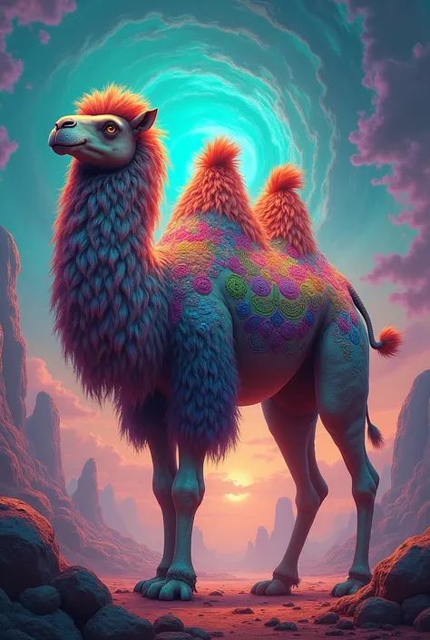 colurfull camel