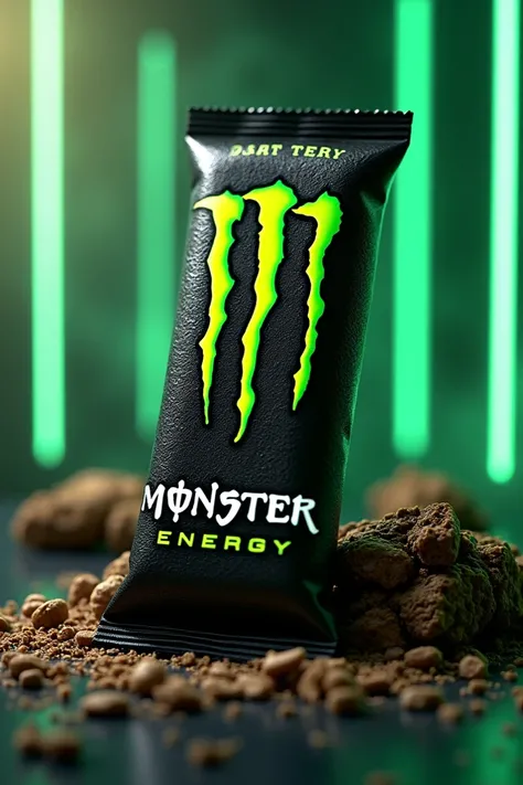 Creame una barrita de proteina de monster energy 