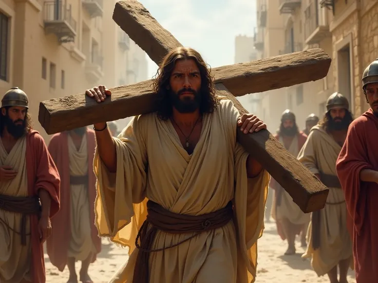 Jesus carrying the cross