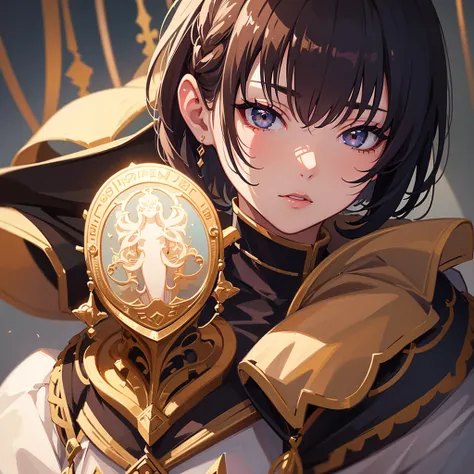  Extremely Delicate and Beautiful , wonderful,  in fine detail, masterpiece,  super detailed,  high definition , best illustration ,  High Quality , intricate details ,  cinematic lighting,  anime style , teenage assassin girl,  shorthair, Chinese style co...