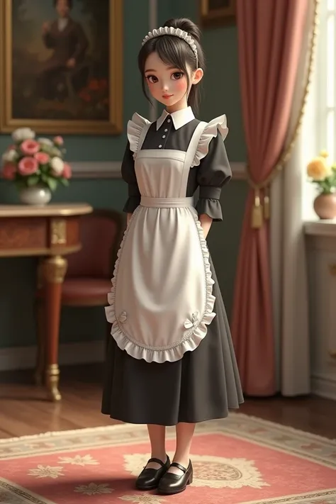 Maid girl in real life 