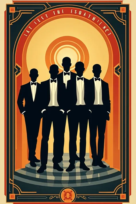 1930’s art deco fraternity rush graphic