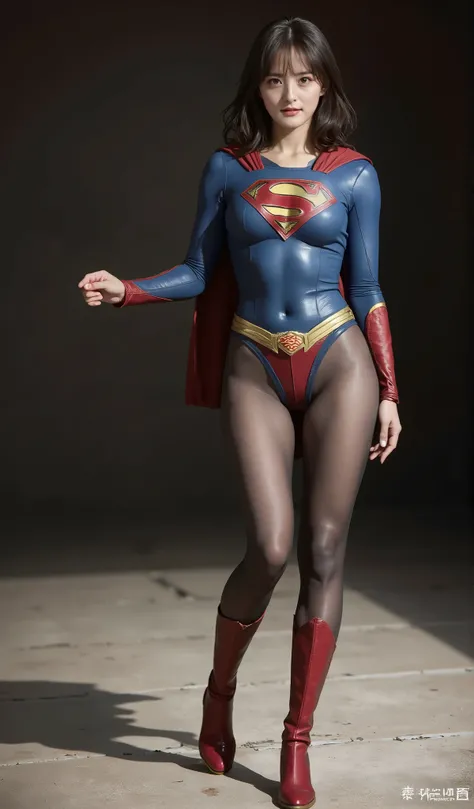  background 、(((  Depicting beautiful legs in black tights   .)))、(((       Legally express the beauty of your smile    )))、((((     Make the most of your own original image   )))、(((    Supergirl Costume   )))、(((ボディにフィットした    Supergirl Costume   )))、(((B...