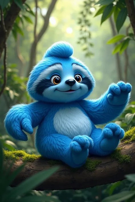 Smurf sloth