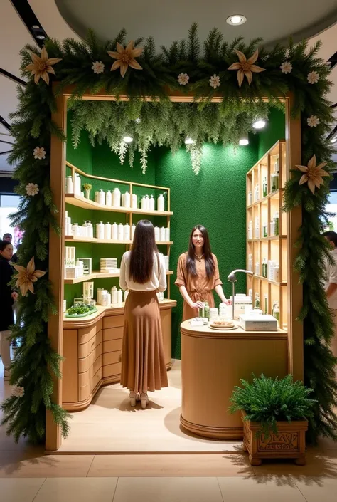 "The Gift of Nature Pop-Up" The theme of green work, green work, request a request for a name called Lolane Natura 

Set up a booth in the mall where people often go to buy gifts, a variety of hair models are hired to walk around the opening hours.
Inside ...