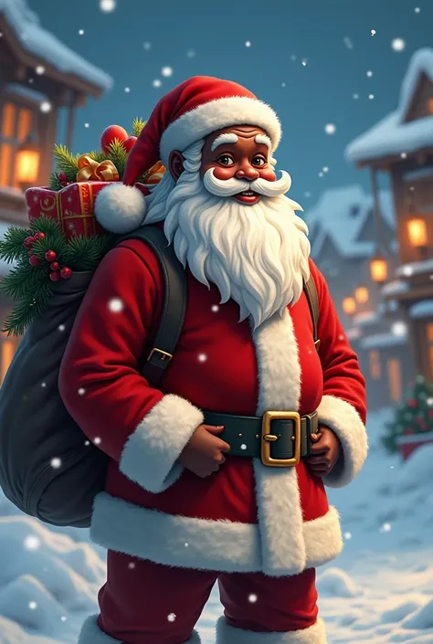 Santa claus negro