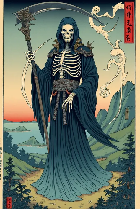 thresh league of legends en arte ukiyo-e