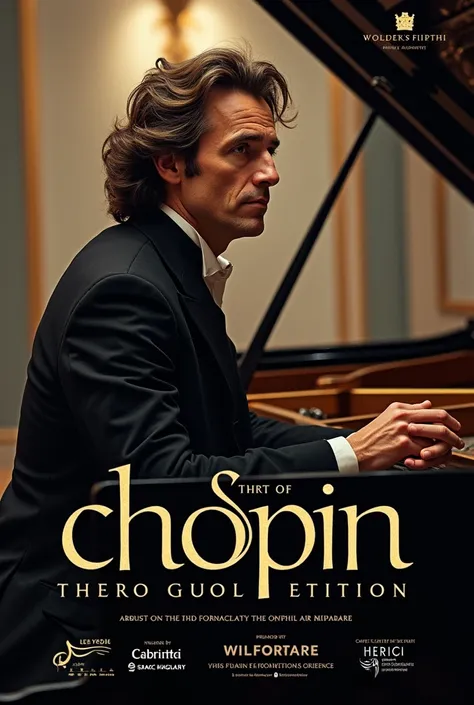  designed a theme{  Chopin Piano Competition }Poster 