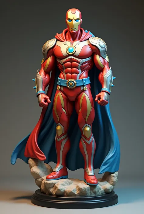 Create a highly detailed porcelain statue inspired by the imposing Tanos from Avengers Marvel, crafted in the style of traditional Japanese ceramics. The figurine should have a glossy, reflective finish that highlights the intricate details. The character ...