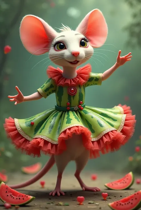 Water melon fncy drass rat dancing 