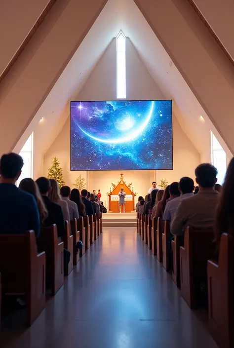 CHURCH WITH SMART TV 
