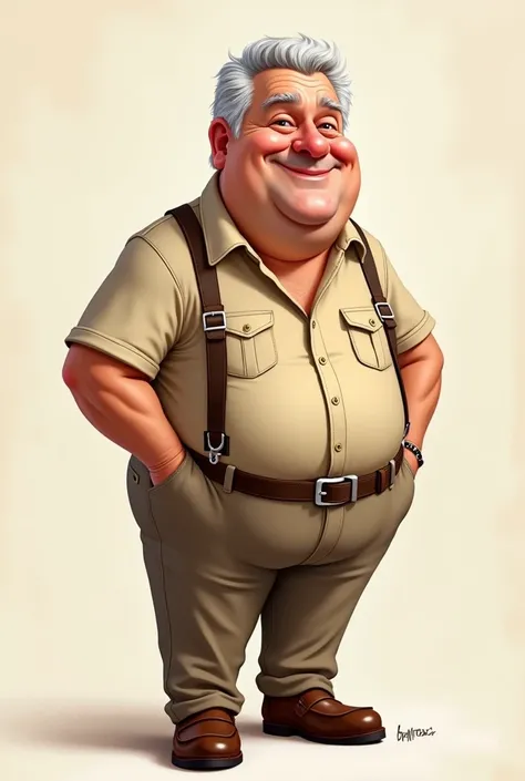  caricature of a man Retired Construction Worker Appearance : chubby build ,  gray hair, Warm smile,  strong Italian accentClothing :  casual button-down shirt ,  khaki pants and loafersBackground :  Tony is a first-generation Italian-American who grew up ...