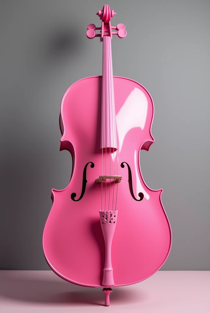 create a pink square shaped cello