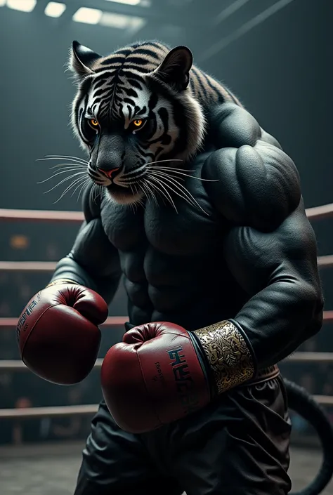 A Black Tiger Boxer