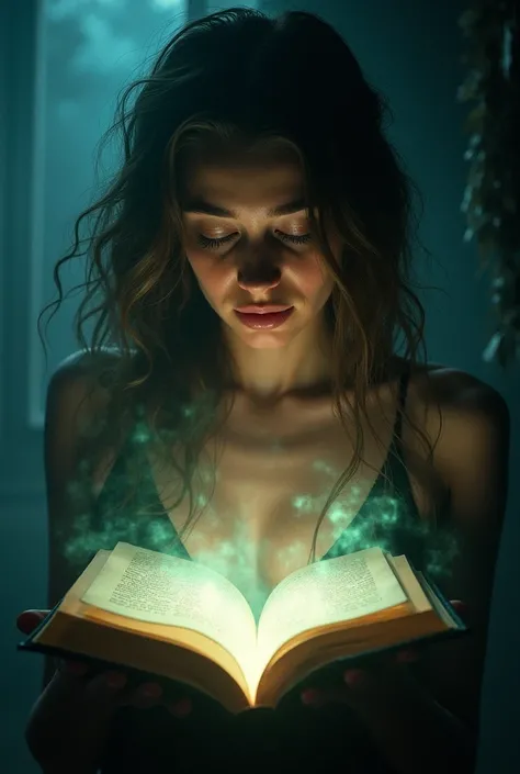 beast.The Books Plea: A glowing, ethereal light emanates from the book, illuminating Alexs face. The whispers become clearer, forming words that Alex reacts to with a mix of awe and determination. open cleavage 