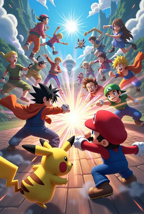 Super Smash Bros vs Jump Force